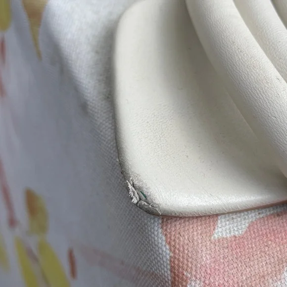 Intentionally Blank Willow III White Leather Sandals Size 9W - Picture 2 of 4